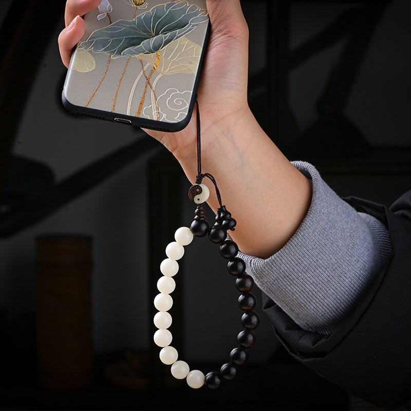 Nimara Ritual Ebony YinYang Protection Bracelet Decoration