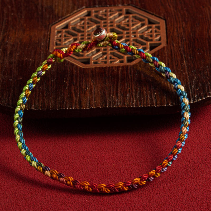 Nimara Ritual "May you be blessed with peace and safety in all four seasons" Lucky Multicolored Bracelet
