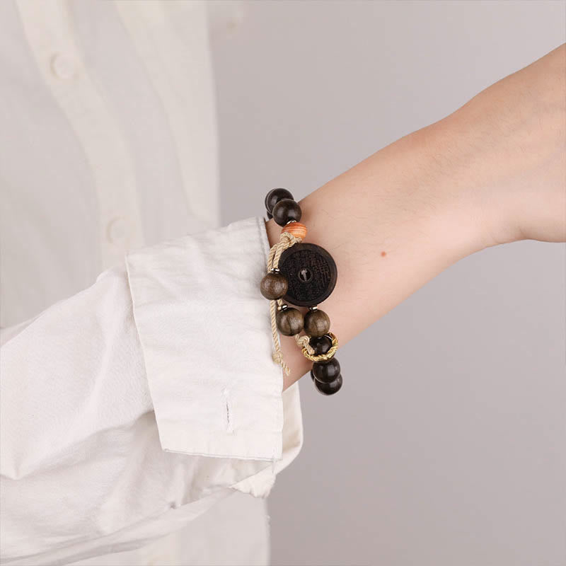 Nimara Ritual Ebony Wood Mountain Ghosts Spend Money Balance Bracelet