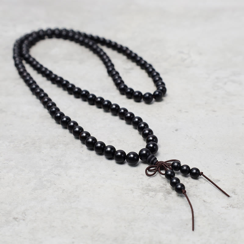 Nimara Ritual 108 Mala Beads Bracelet Prayer Meditation Sandalwood Elastic