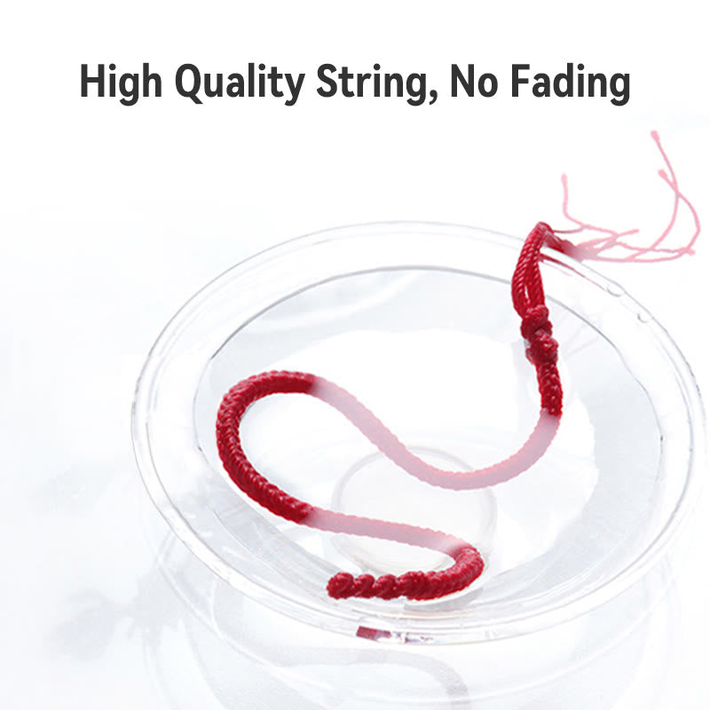 Nimara Ritual 999 Gold Bead Handmade Four Thread Wishful Knots Braided Protection Bracelet