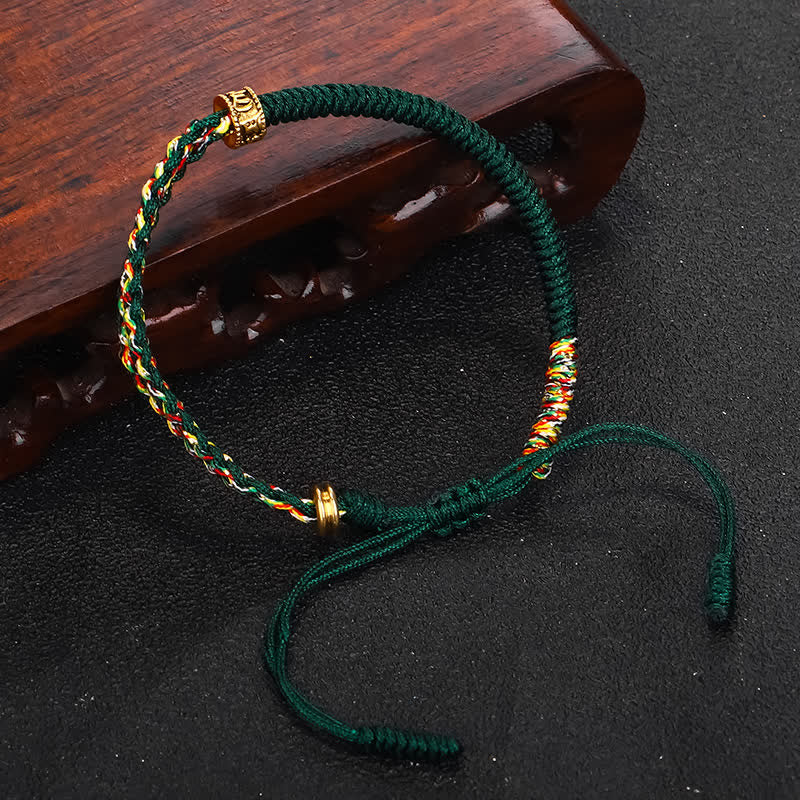 Nimara Ritual Om Mani Padme Hum Protection Luck String Bracelet