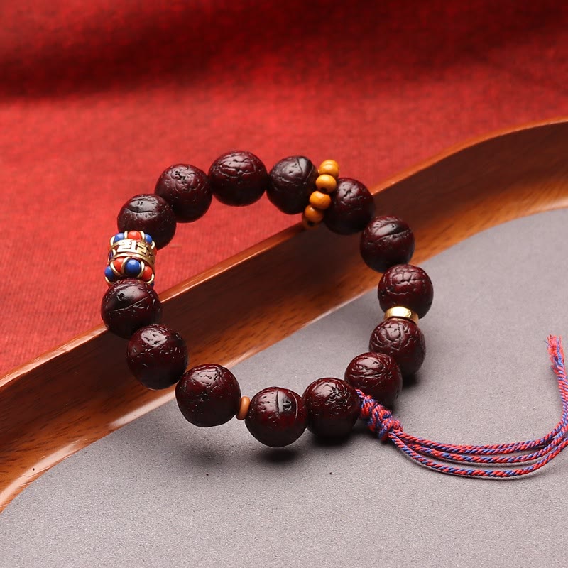 Nimara Ritual Bodhi Seed Bead Peace Calm Tassel Bracelet