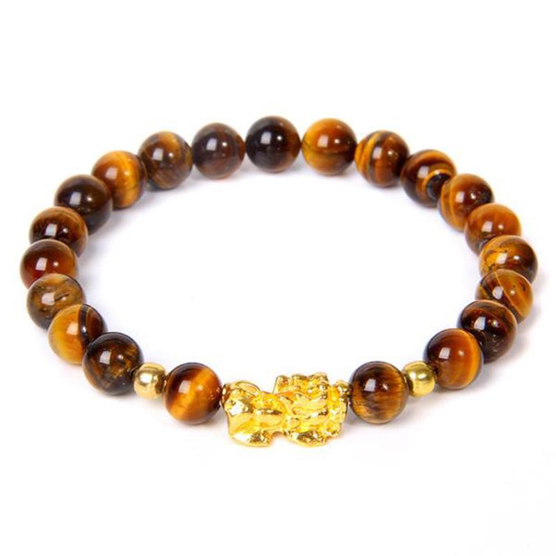 Nimara Ritual FengShui Lucky Pixiu Obsidian Wealth Bracelet