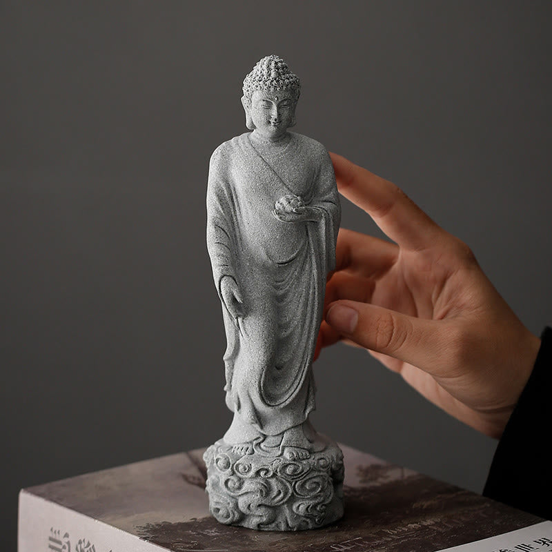 Nimara Ritual Meditation Buddha Auspicious Clouds Design Serenity Home Decoration