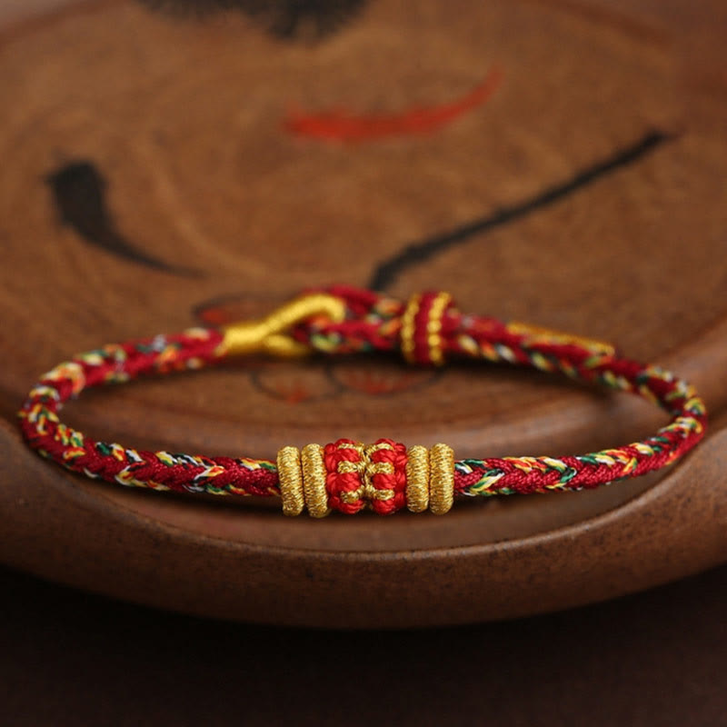Nimara Ritual Handmade Colorful Rope King Kong Knot Braided Luck Bracelet