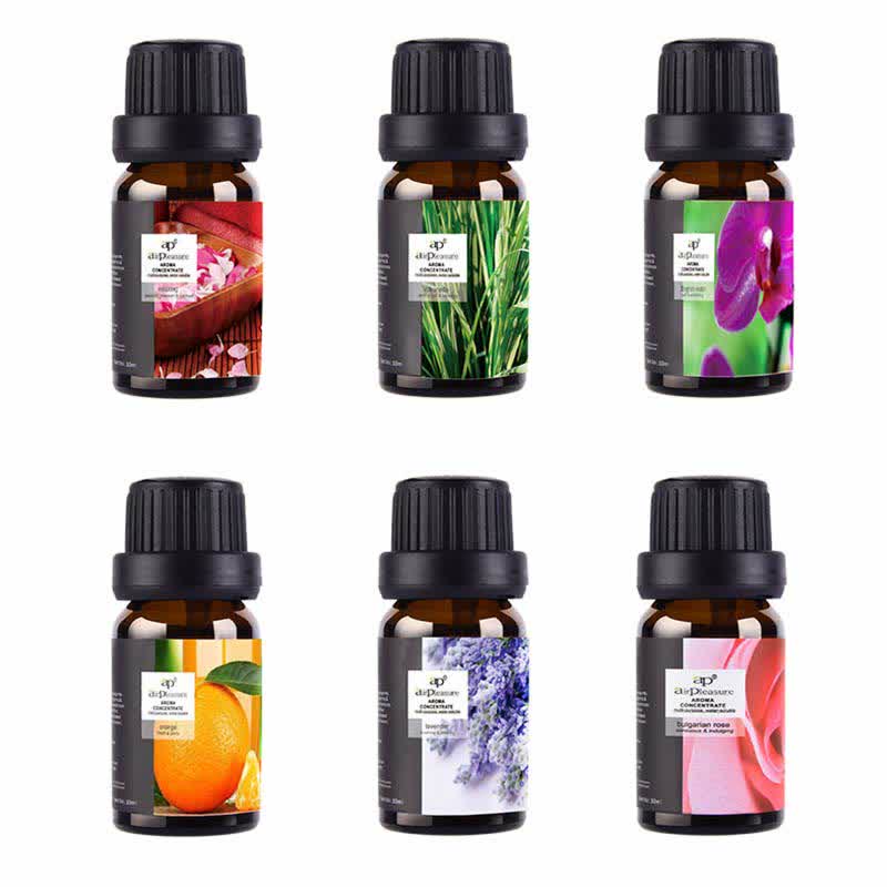 Nimara Ritual 6Pcs Lavender Orange Jasmine Lemongrass Soothing Aromatherapy Healing Essential Oils Set