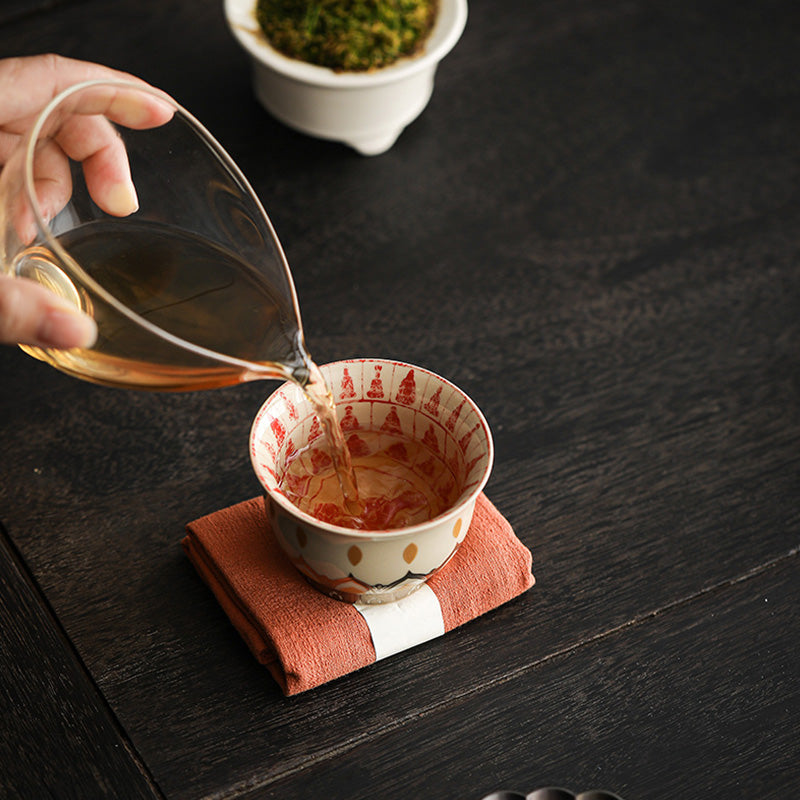 Nimara Ritual Dunhuang Color Thousand Buddhas Teacup Kung Fu Tea Cup 100ml