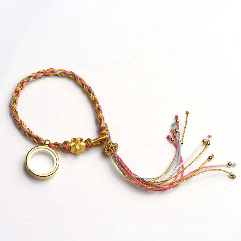 Nimara Ritual Tibetan Handmade Luck Colorful String Single Double Wrap Braided Bracelet