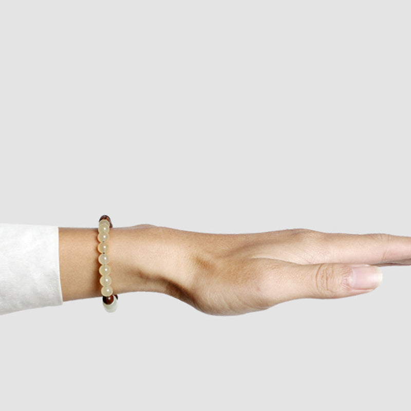 Nimara Ritual Jade Sandalwood Luck Abundance Bracelet