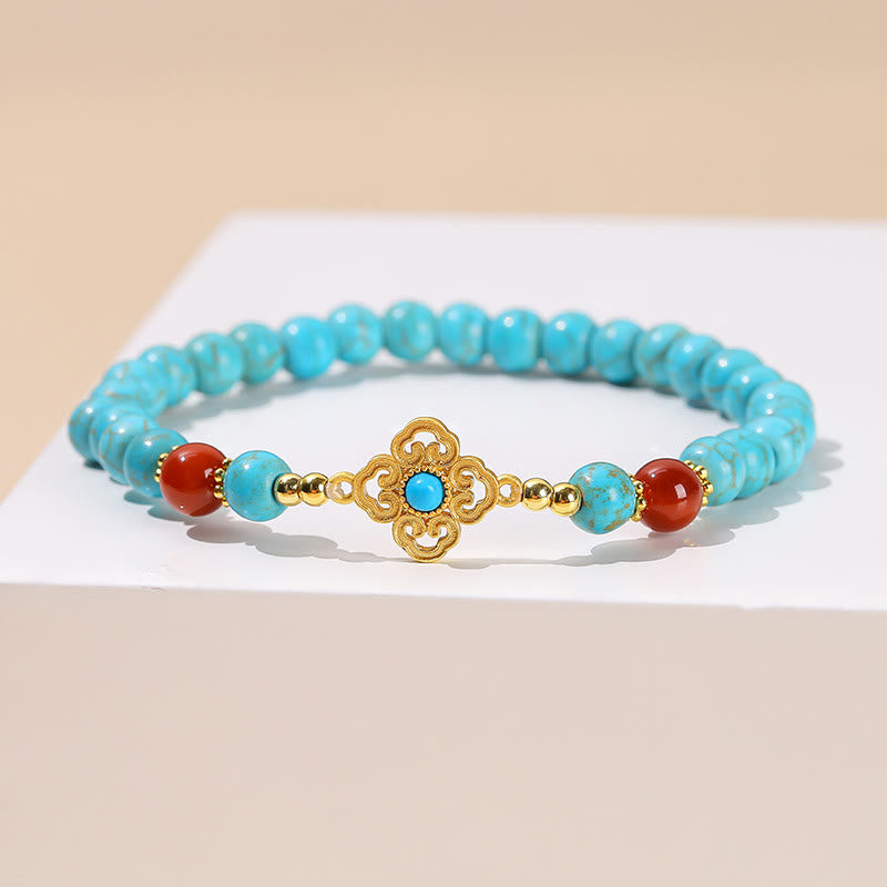 Nimara Ritual Turquoise Bead Protection Balance Bracelet
