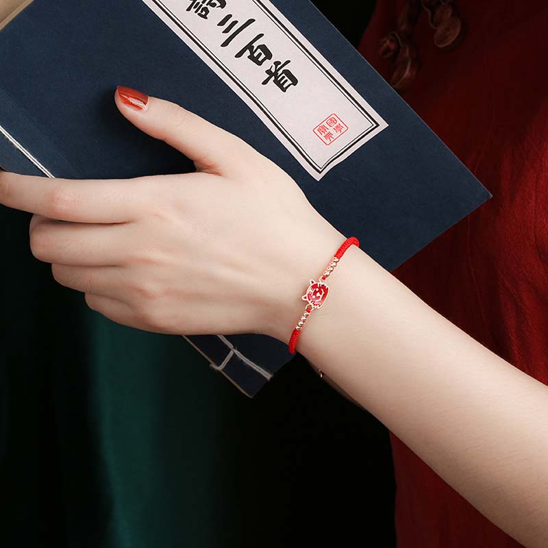 Nimara Ritual 12 Chinese Zodiac Lucky Red String Bracelet