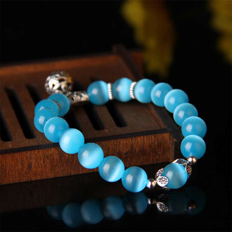 Nimara Ritual Tibetan Cat Eye Lucky Bracelet