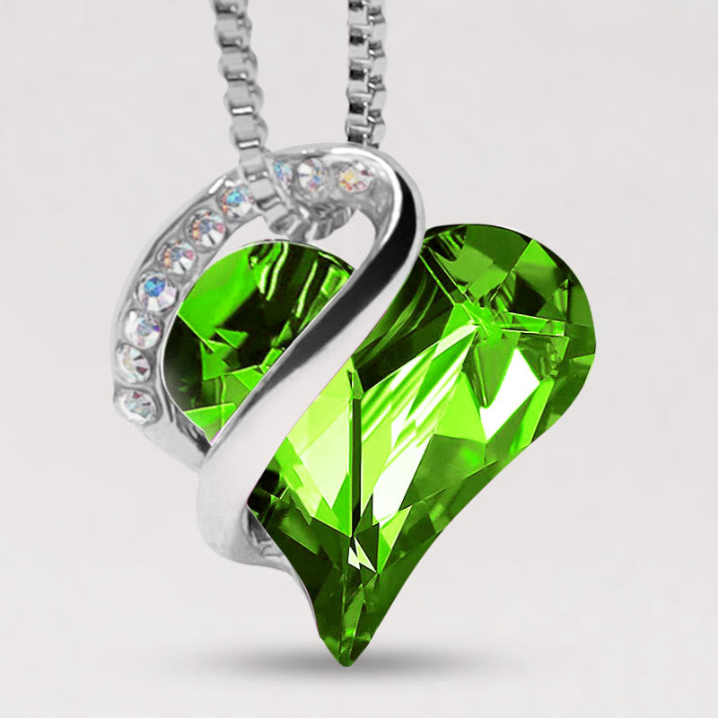 Nimara Ritual Love Heart Birthstone Healing Energy Necklace Pendant