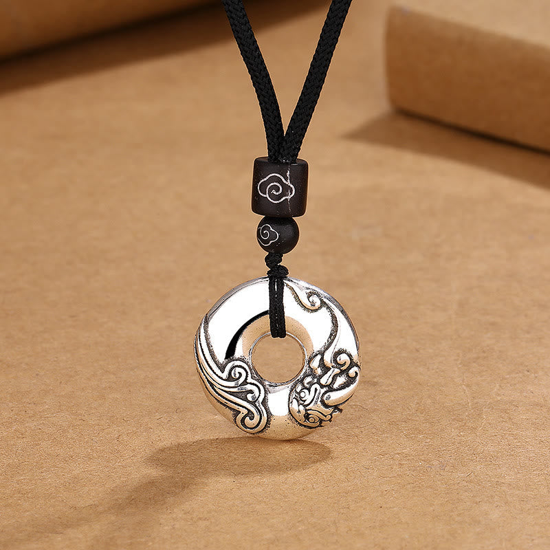 Nimara Ritual PiXiu Peace Buckle Copper Wealth Necklace Pendant