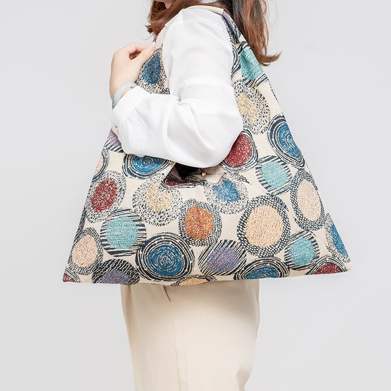 Nimara Ritual Geometry Tiger Flowers Leopard Stripes Print Underarm Triangle Shoulder Bag