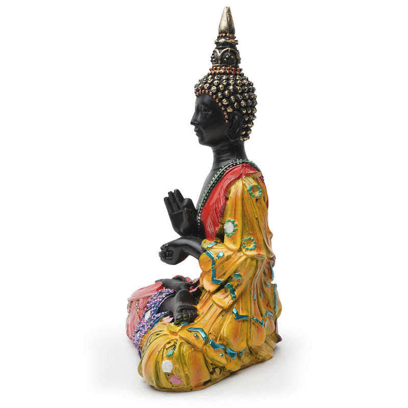 Nimara Ritual Thai Buddha Serenity Resin Statue Decoration