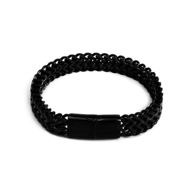Nimara Ritual Fish Scale Magnetic Buckle Titanium Steel Balance Bracelet Bangle