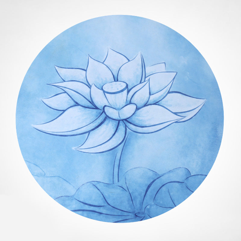 Nimara Ritual Lotus Mandala Pattern Foldable Yoga Meditation Seat Mat Home Decoration