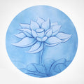 Nimara Ritual Lotus Mandala Pattern Foldable Yoga Meditation Seat Mat Home Decoration