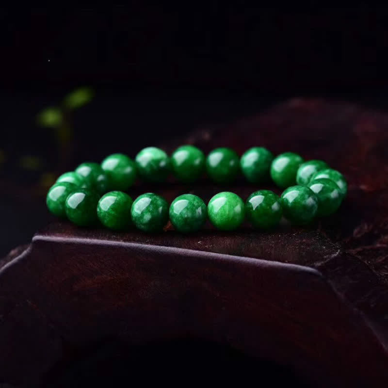 Nimara Ritual Cyan Jade Bead Calm Harmony Bracelet