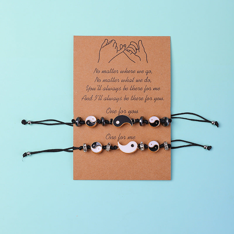 Everlasting Friendship Love Couple Balance Bracelet