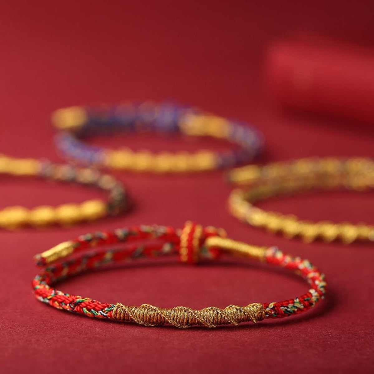 Nimara Ritual Handmade Chinese Zodiac Natal Buddha Protection Strength Braided String Bracelet