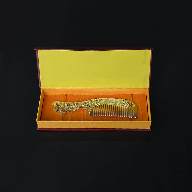Nimara Ritual Lucky Dragon Phoenix Protection Strength Comb