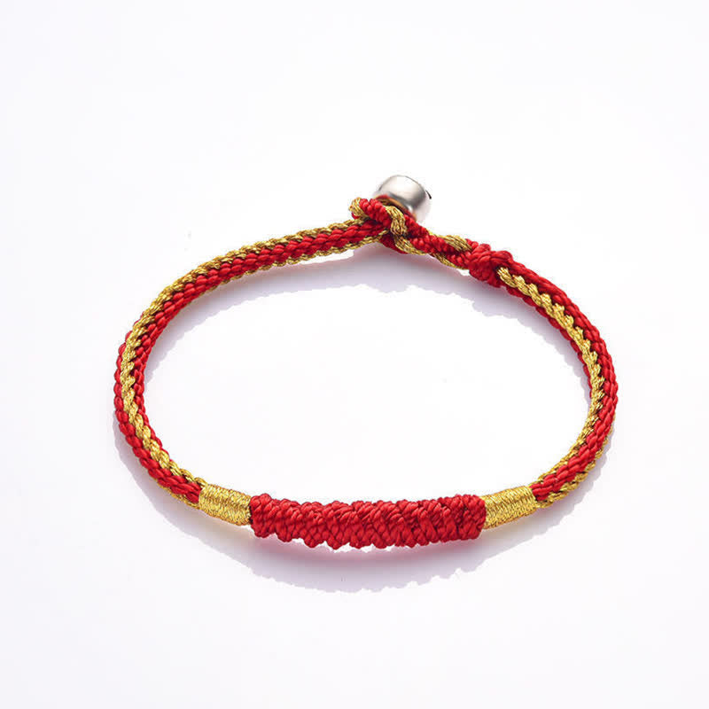 Nimara Ritual Tibetan Handmade Braid Luck String Protection Bracelet