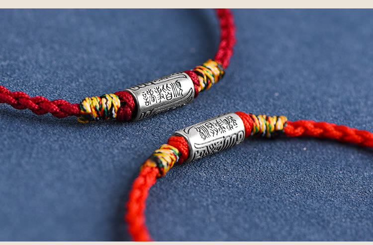 Nimara Ritual Handcrafted 925 Sterling Silver Everything Goes Well Design Protection Strength Bracelet Anklet