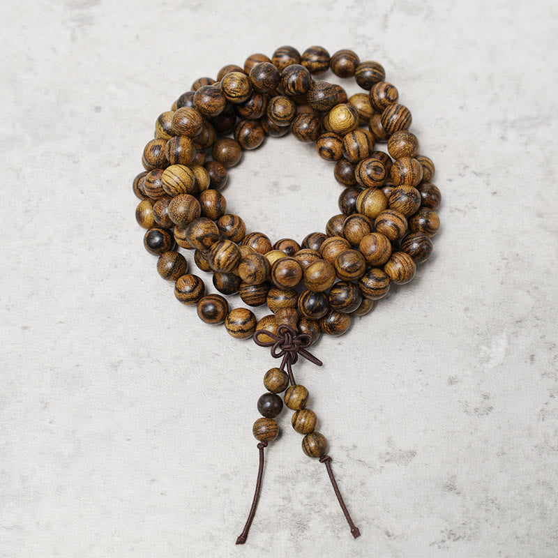 Nimara Ritual 108 Mala Beads Bracelet Prayer Meditation Sandalwood Elastic