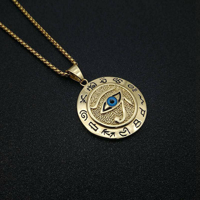 Nimara Ritual Eye of Horus Protection Necklace Pendant