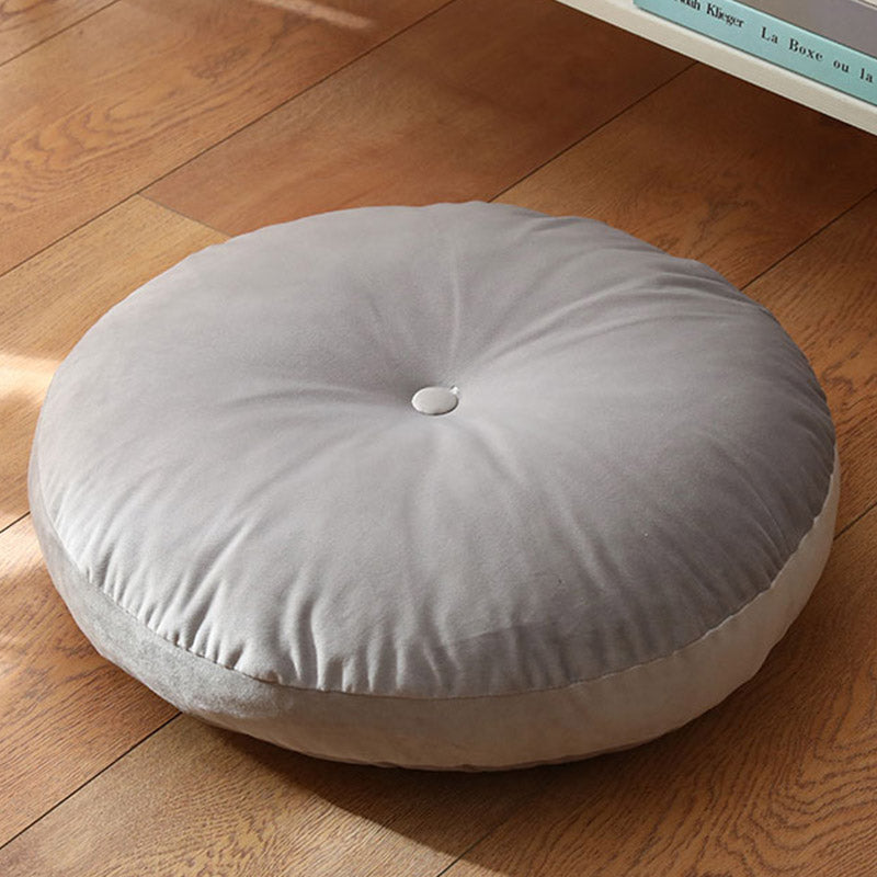 Nimara Ritual Lotus Simple Pattern Linen Meditation Seat Cushion Home Living Room Decoration