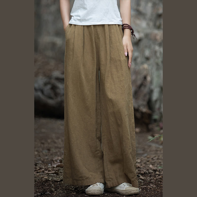 Nimara Ritual Retro Wide Leg Pants Casual Women's Yoga Pants With Pockets
