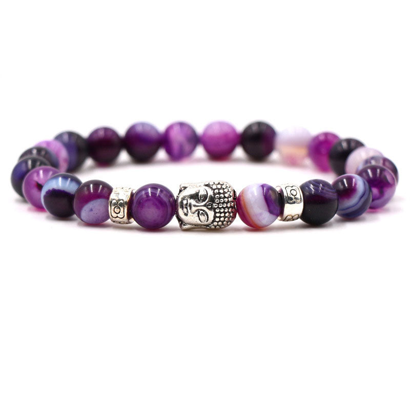 Nimara Ritual Purple Agate Protection Bracelet