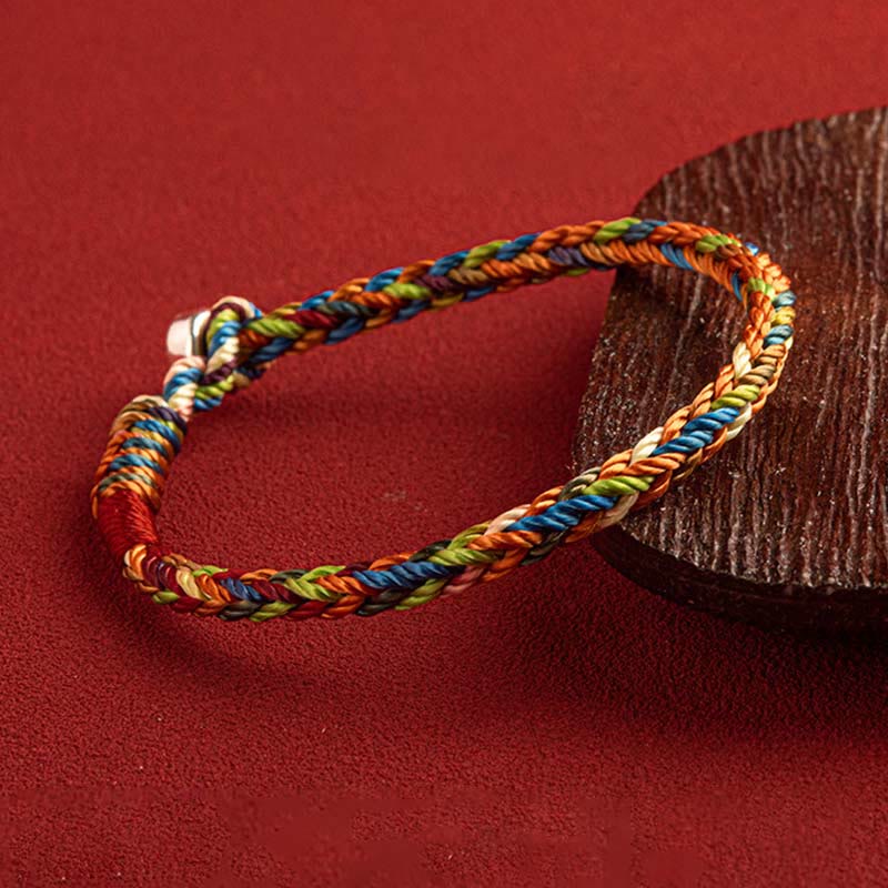 Nimara Ritual "May you be healthy and happy" Lucky Multicolored Bracelet