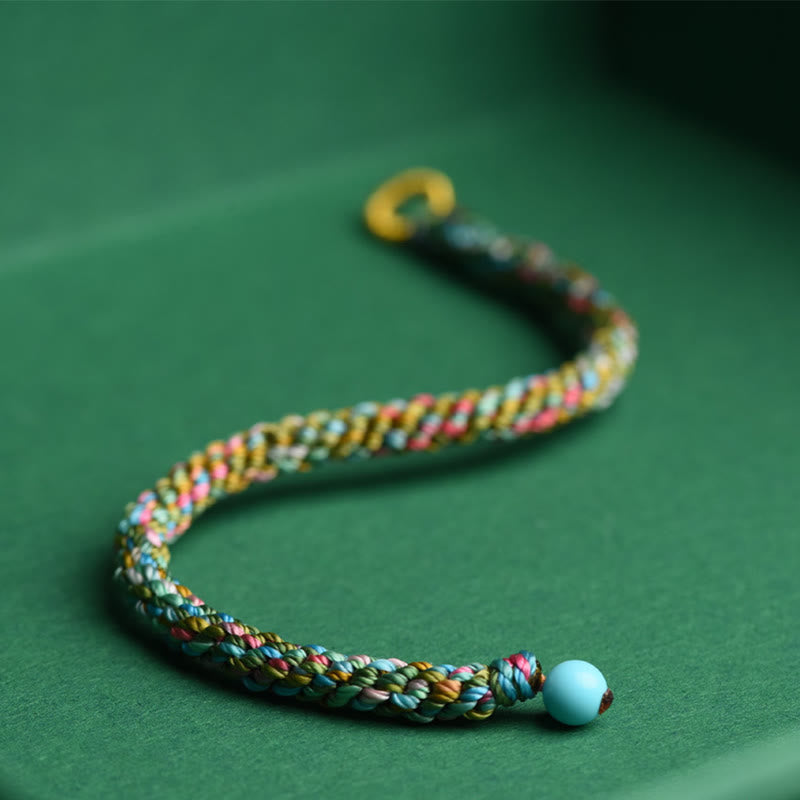 Nimara Ritual Colorful Rope Luck Handcrafted Braided Child Adult Bracelet