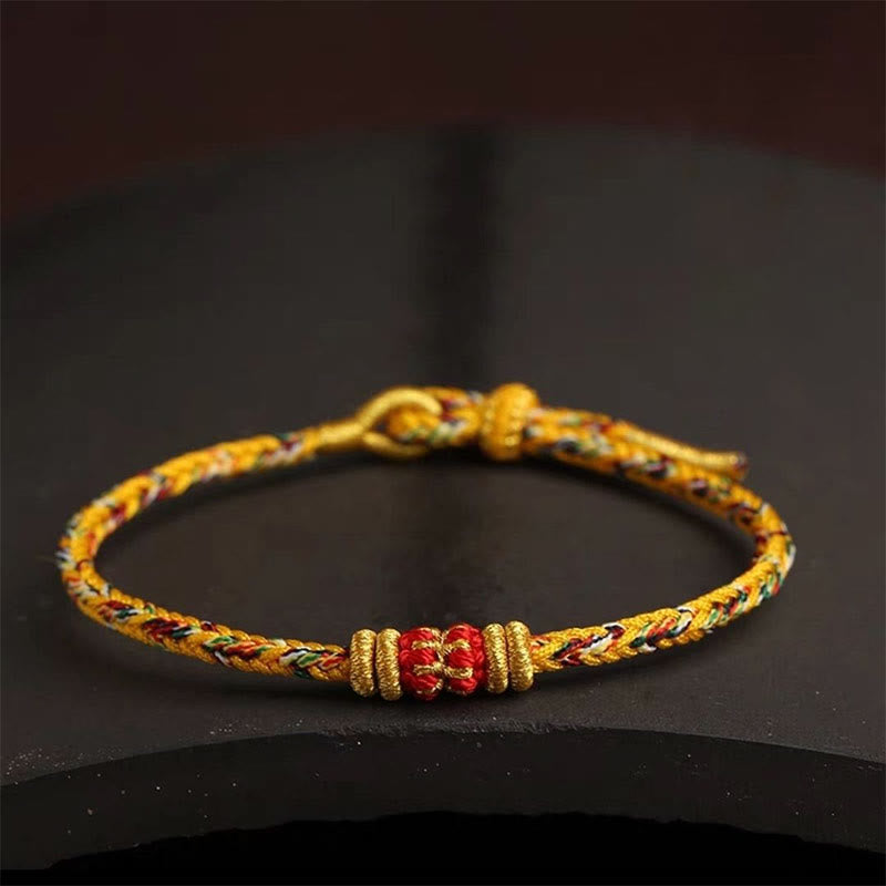Nimara Ritual Handmade Colorful Rope King Kong Knot Braided Luck Bracelet