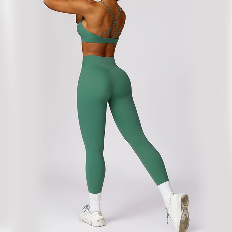Nimara Ritual Women Short Sleeve T-Shirt Top High Waist Leggings Pants For Sports Yoga