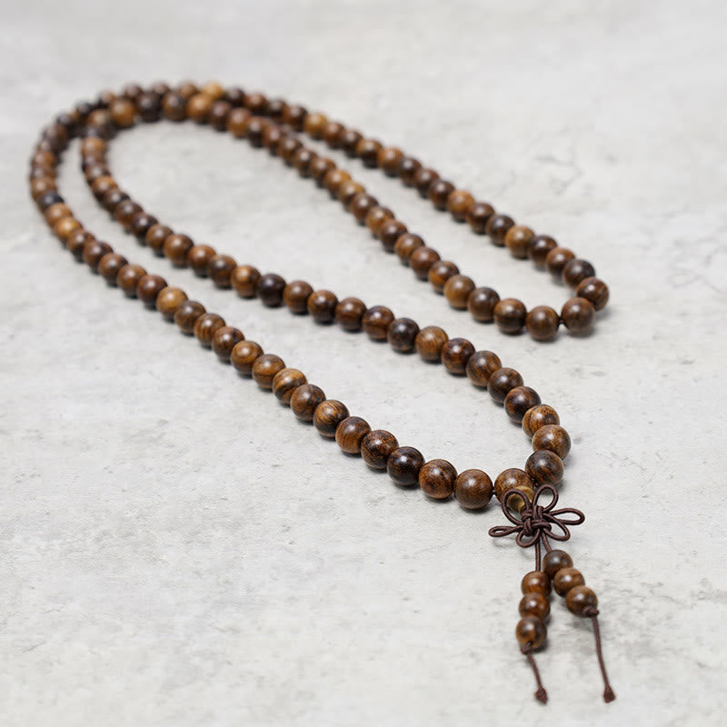 Nimara Ritual 108 Mala Beads Bracelet Prayer Meditation Sandalwood Elastic