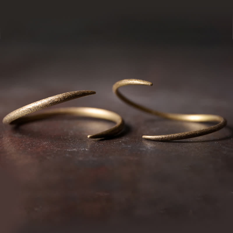 Nimara Ritual Simple Design Copper Luck Adjustable Cuff Bracelet