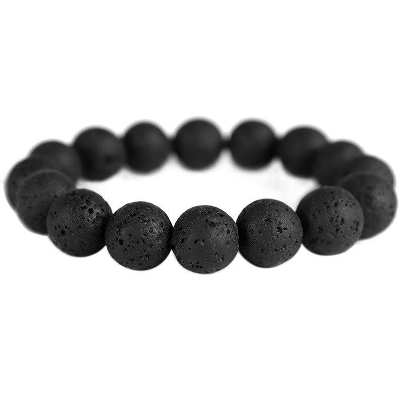 Nimara Ritual Lava Rock Ebony Wood Tiger Eye Healing Bracelet