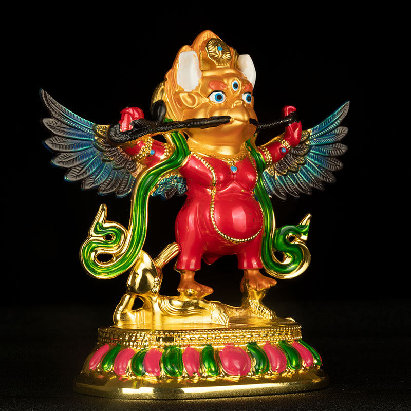 Nimara Ritual Tibet Garuda Bird Alloy Keep Evil Spirits Away Home Decoration
