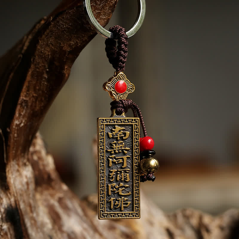 Nimara Ritual Namo Amitabha Peace Blessing Keychain