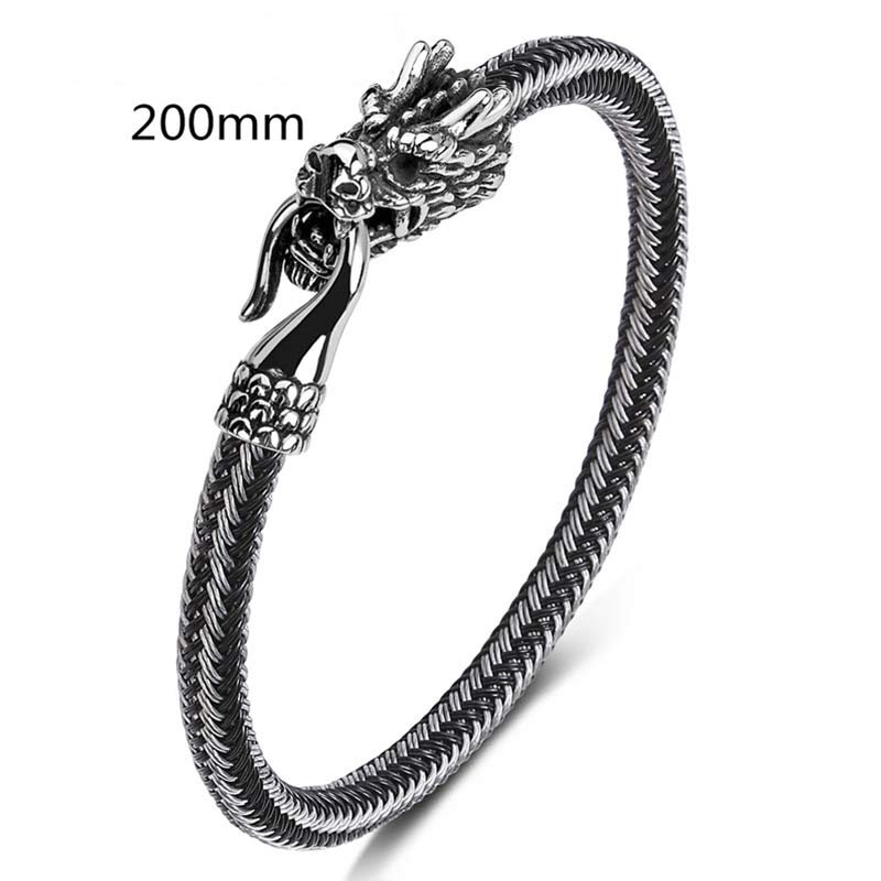 Nimara Ritual Dragon Titanium Steel Protection Luck Bracelet