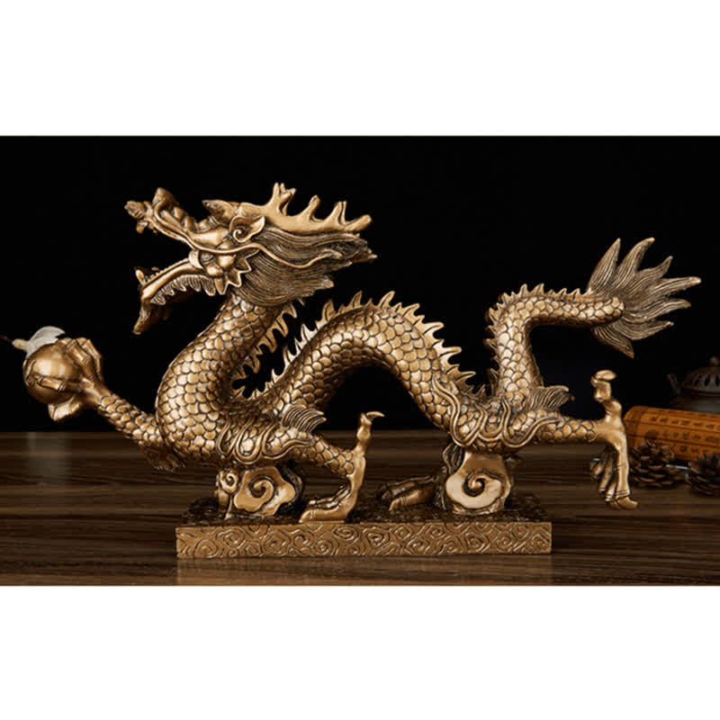Nimara Ritual Feng Shui Dragon Auspicious Cloud Wealth Luck Decoration