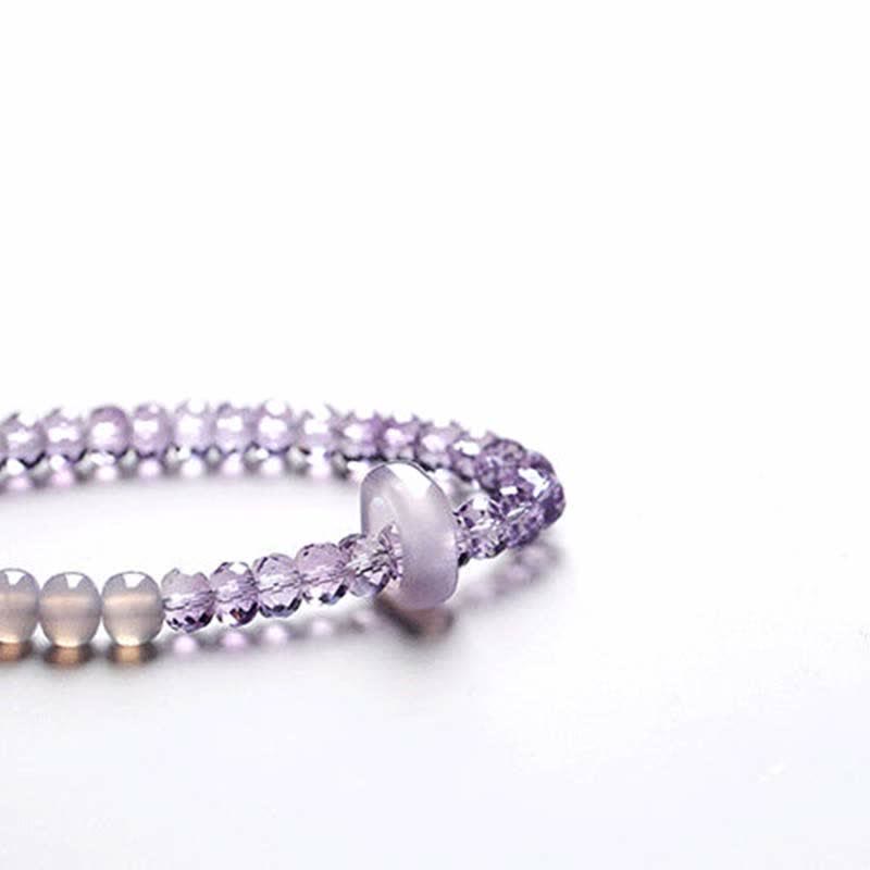 Nimara Ritual Natural Amethyst Crystal Meditation Healing Bracelet