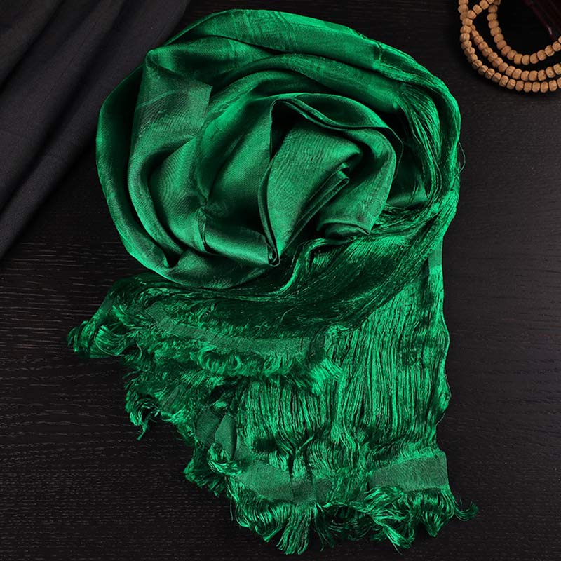 Nimara Ritual Tibetan Blessing Auspicious 5 Colors Jacquard Khata Decoration