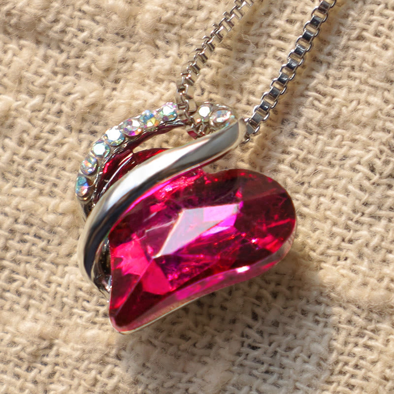 Nimara Ritual Love Heart Birthstone Healing Energy Necklace Pendant