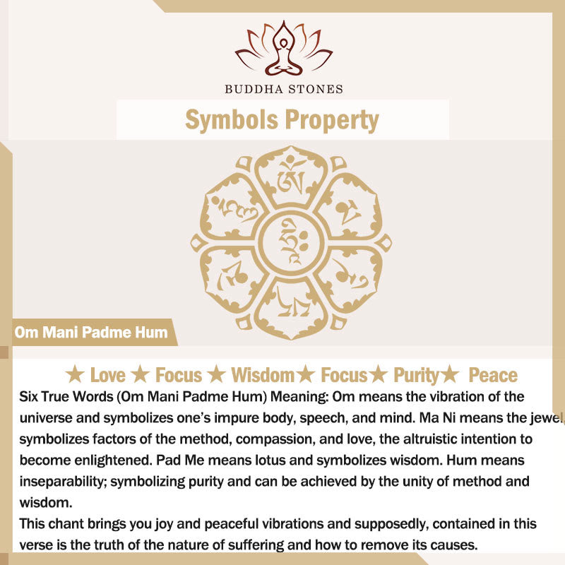 Nimara Ritual 108 Mala Beads Goldstone Om Mani Padme Hum Swastika Confidence Bracelet